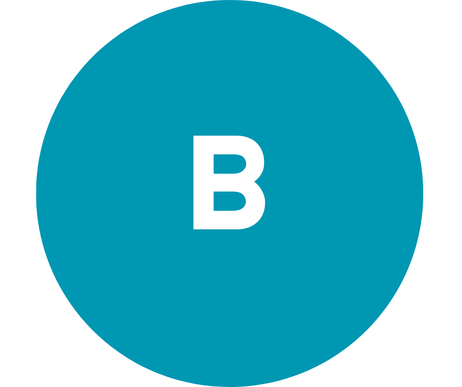 B
